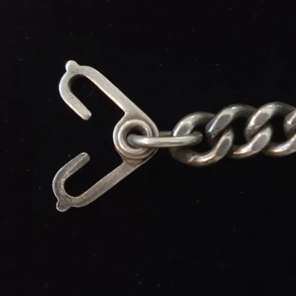 Vintage 1980's Sterling Silver ID Bracelet - Picture 4 of 5